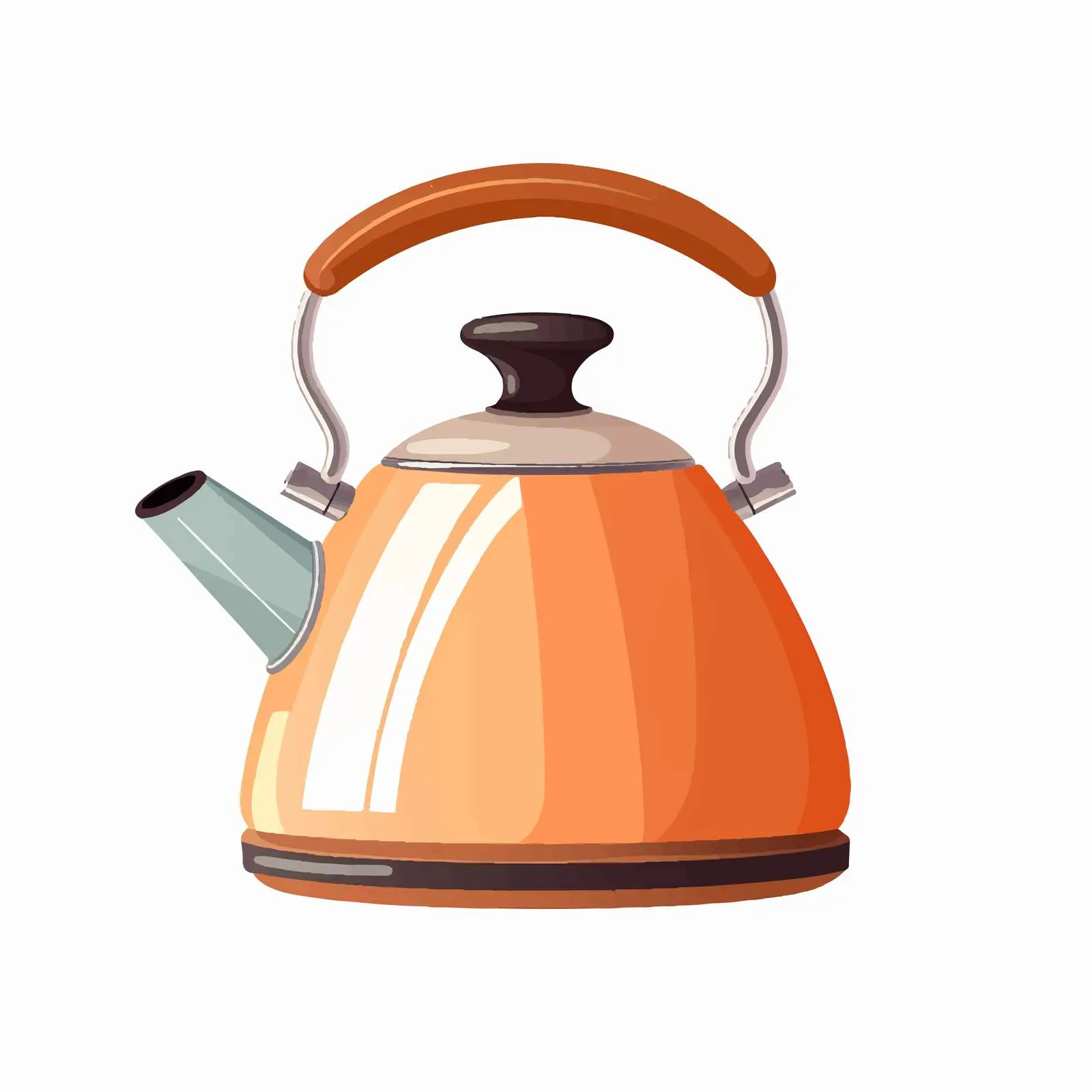 Isolated Kettle Vector Illustration on White Background — free download from Dotvec