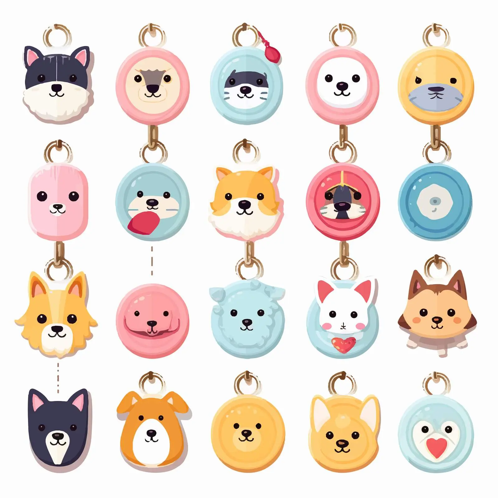 Keychains and Trinkets Accessories Collection – free pocket image from Dotvec