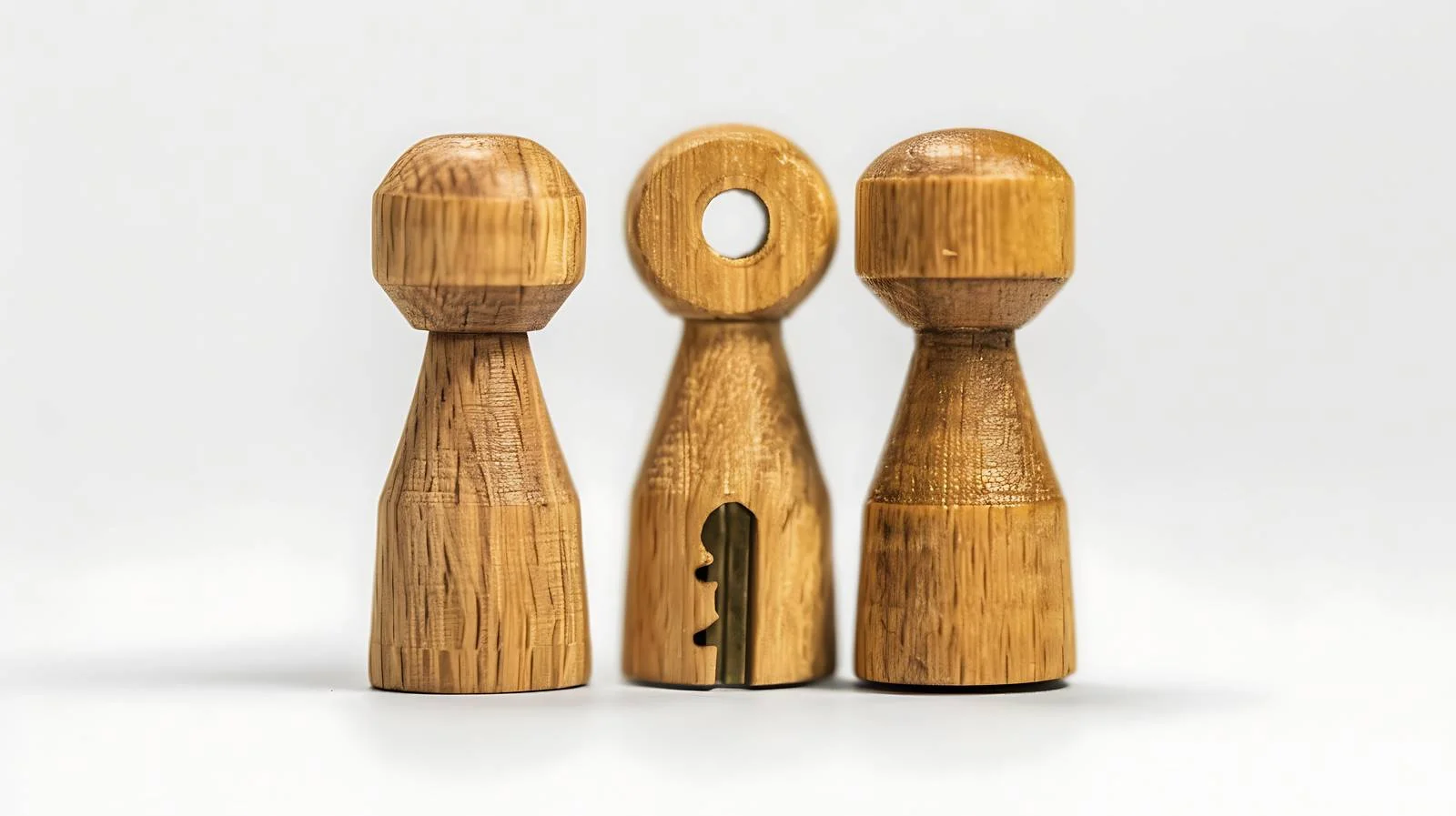 Wooden Doll Key Employment Concept — free download from Dotvec