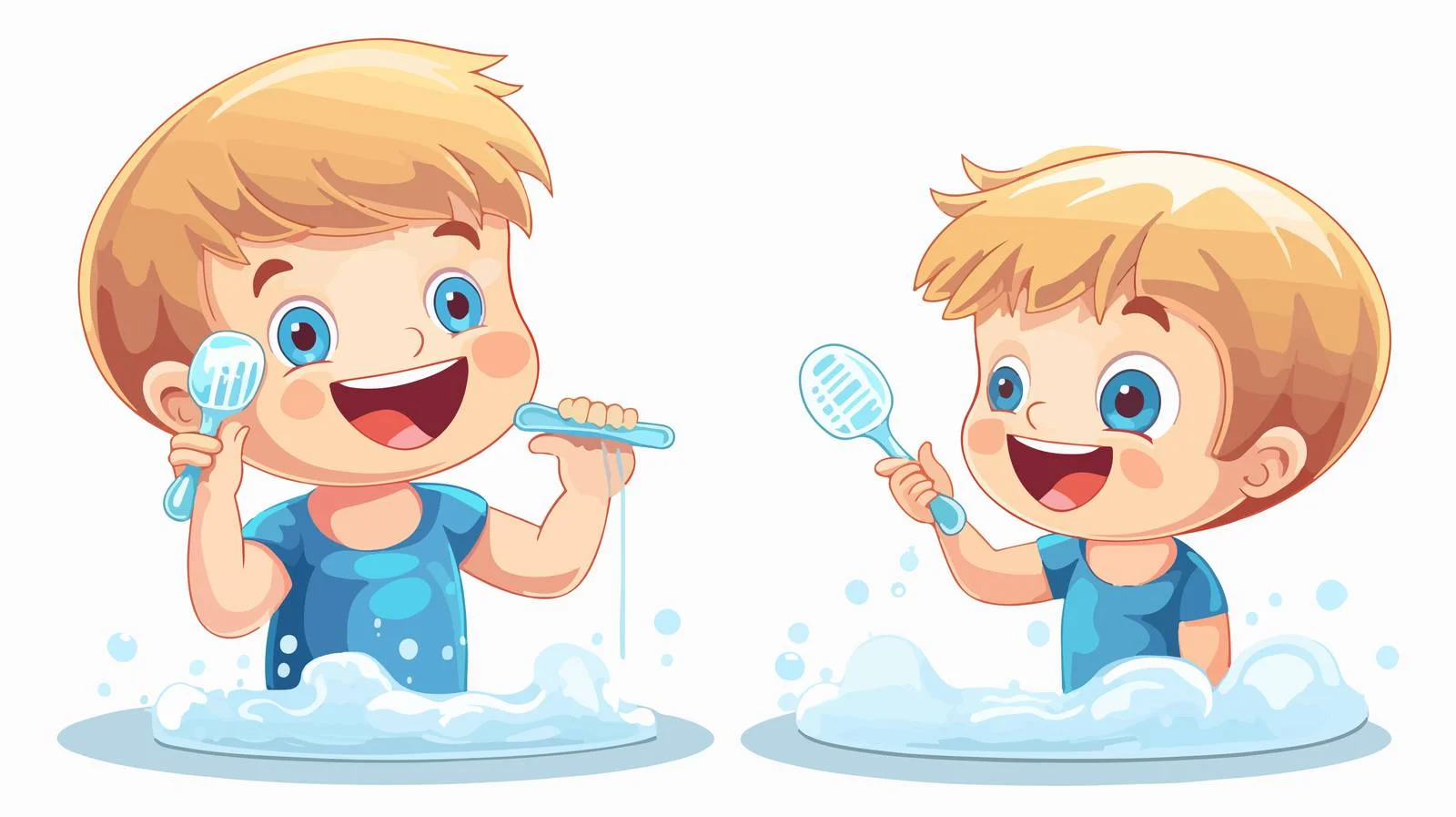 Child Dental Hygiene Illustration — free download from Dotvec