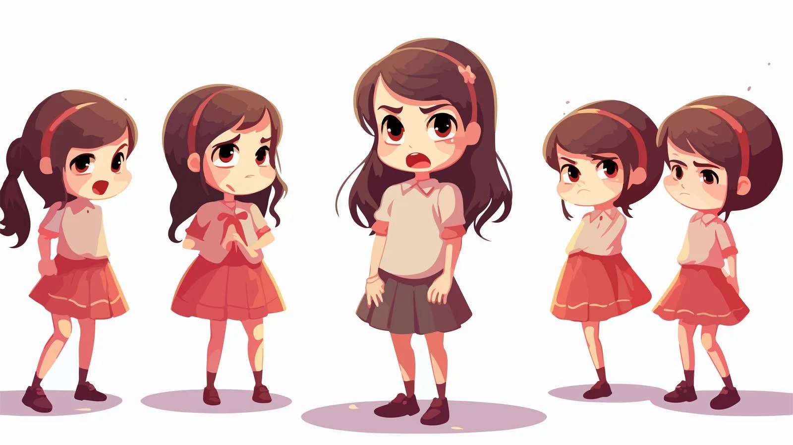 Child Bullying Vector Illustration — free download from Dotvec