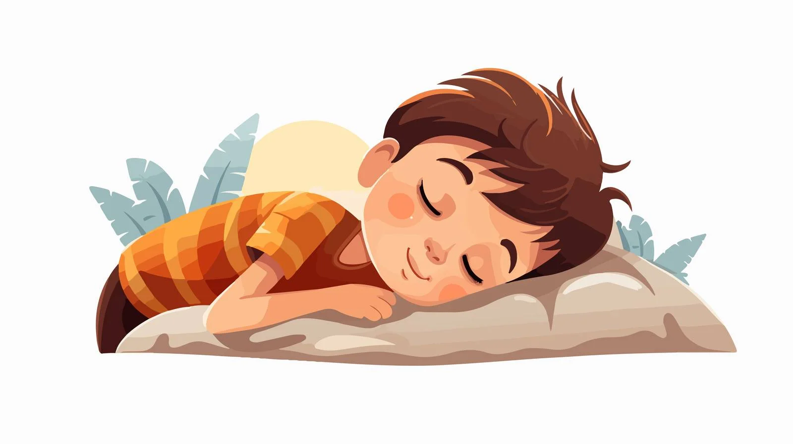 Child Nap Cartoon Vector Illustration — free download from Dotvec