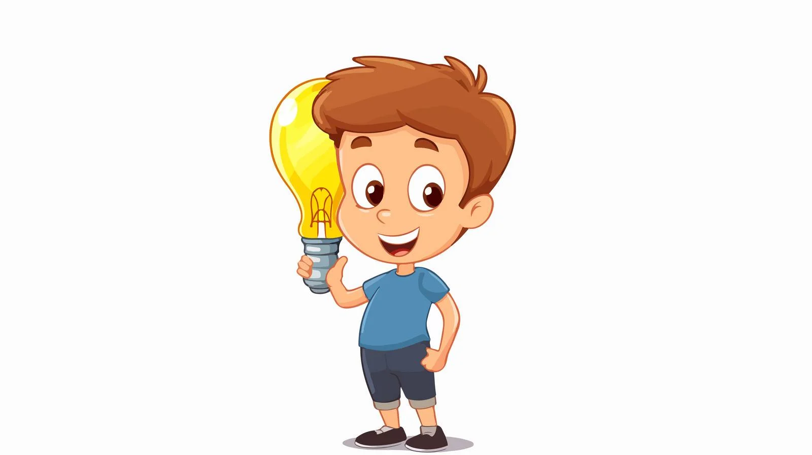 Child's Cartoon Lamp Sign Concept — free download from Dotvec