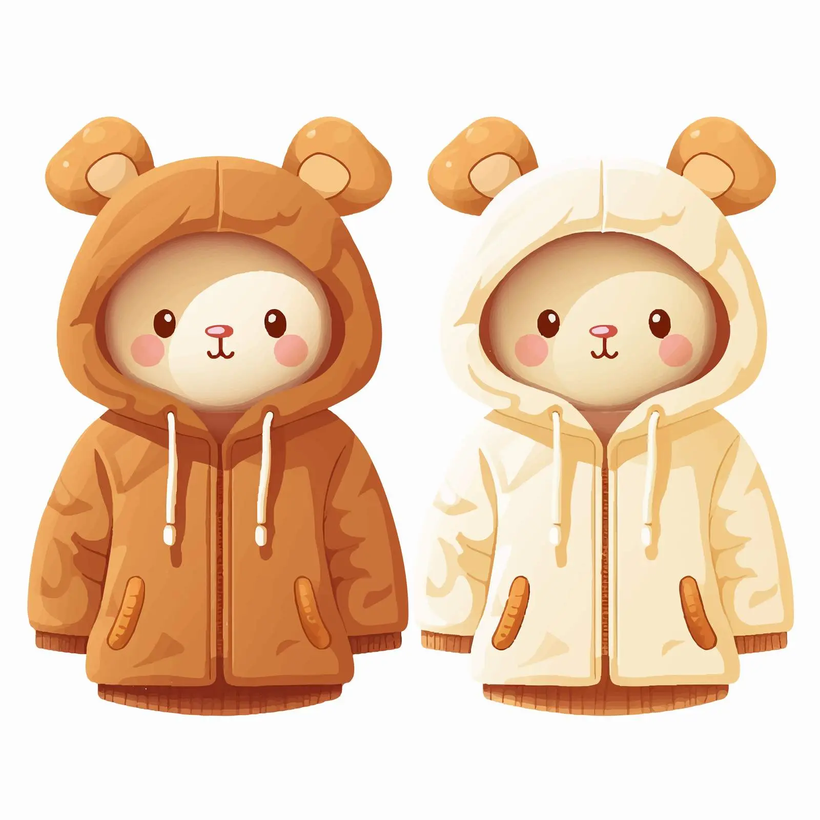 Girls Soft Fleece Hooded Winter Jacket — free download from Dotvec