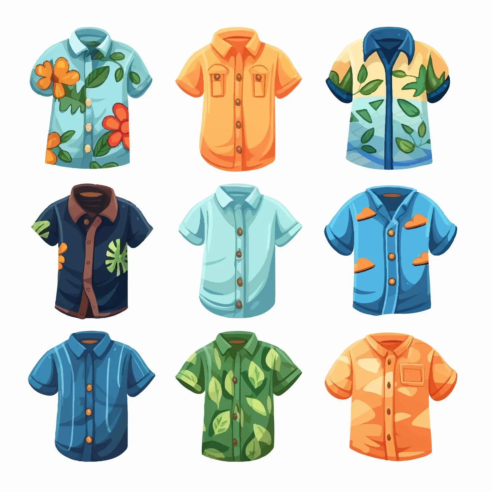 Casual Kids Summer Shirt with Pocket – free pocket image from Dotvec