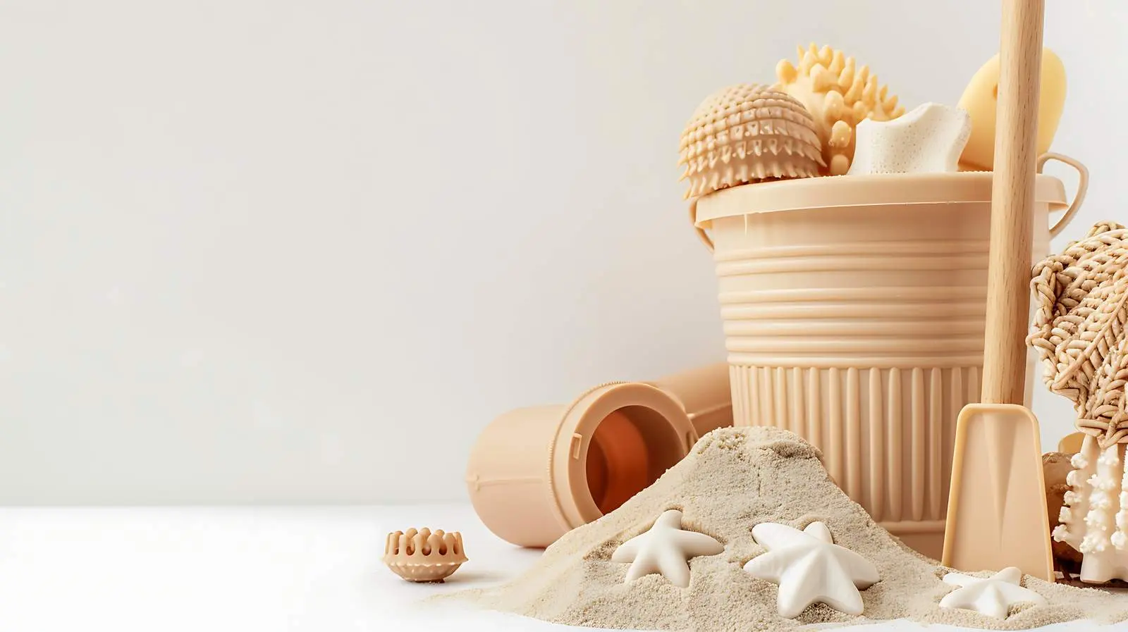 Summer Baby Toy Set with Bucket and Shovel — free download from Dotvec