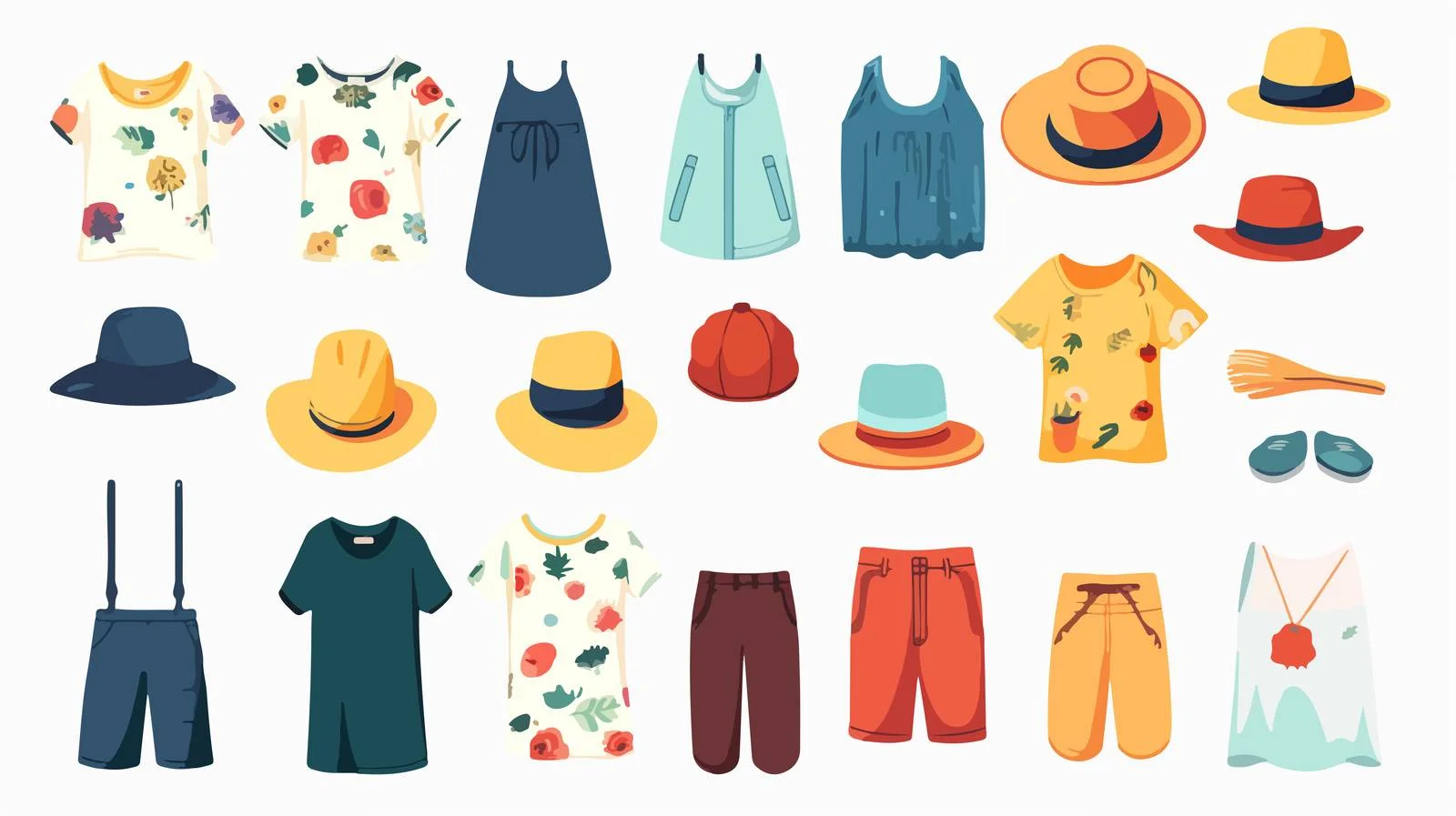 Chic Children's Summer Apparel Collection — free download from Dotvec