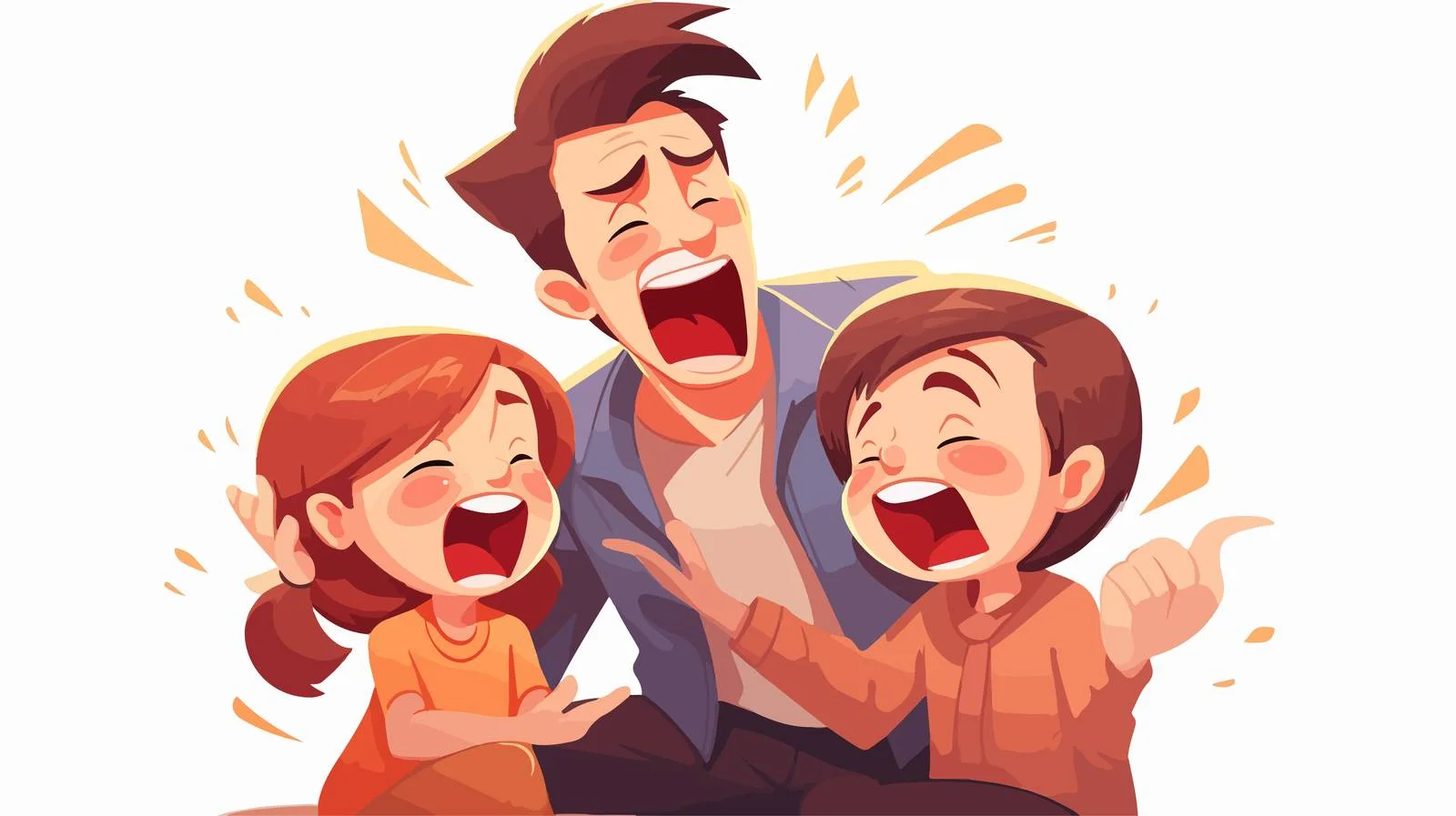 Parental Conflict Impact on Children Illustration — free download from Dotvec