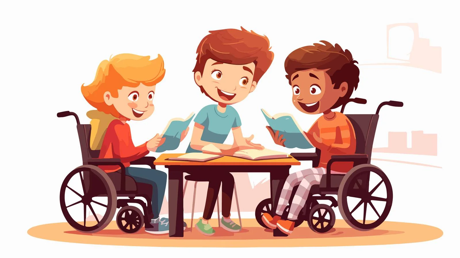 Inclusive Study Discussion for Disabled Children — free download from Dotvec