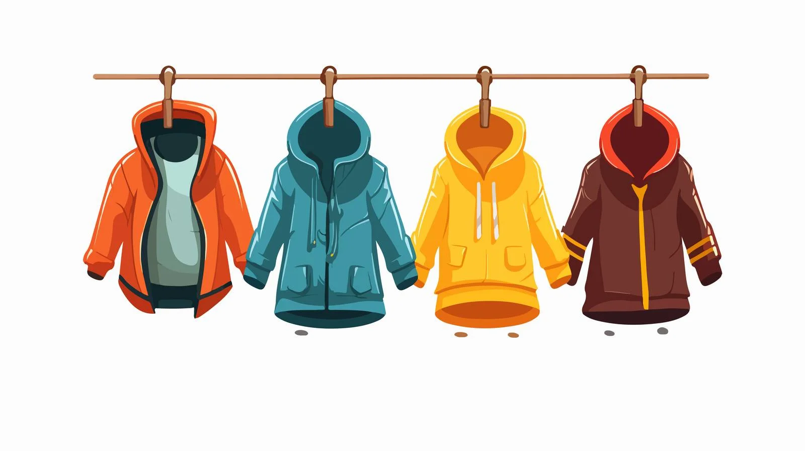 Kids Jacket Hanging Car Illustration — free download from Dotvec