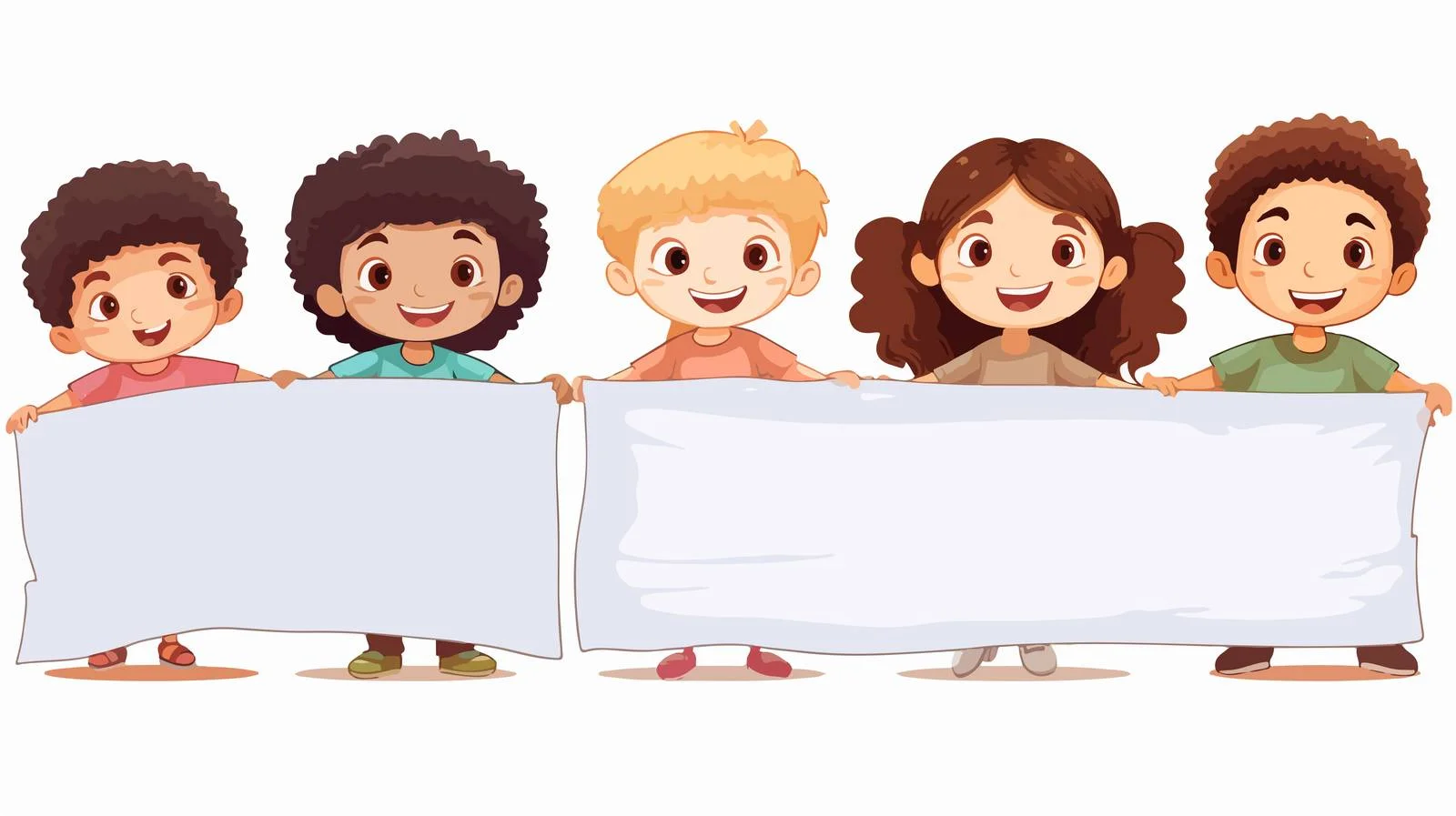 Children Banner Vector Bundle Cartoon Set — free download from Dotvec