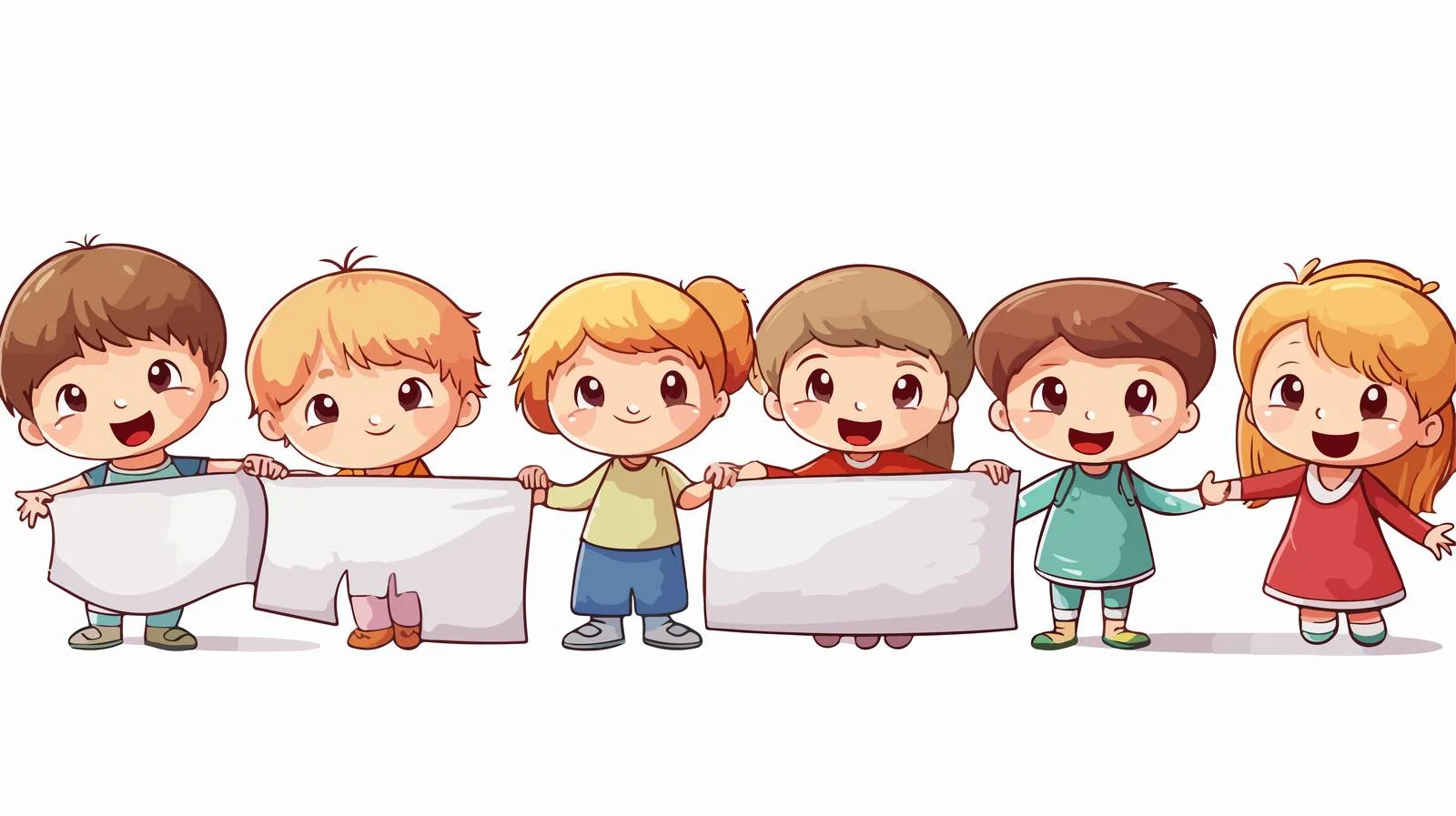 Children Banner Text Vector Bundle — free download from Dotvec