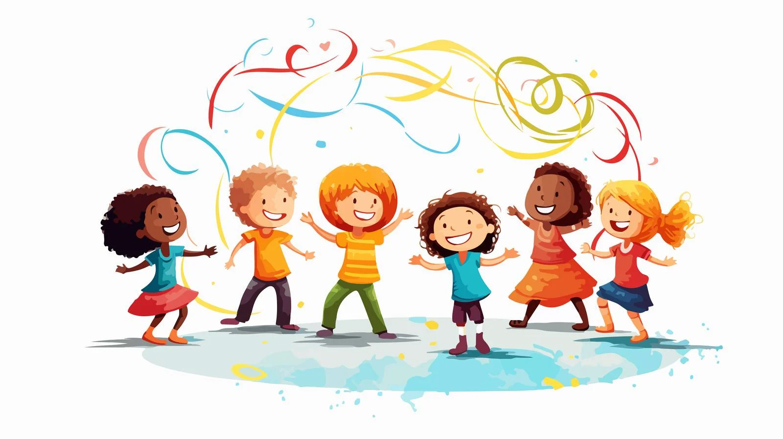 Kids Form Circle: Vector Illustration — free download from Dotvec