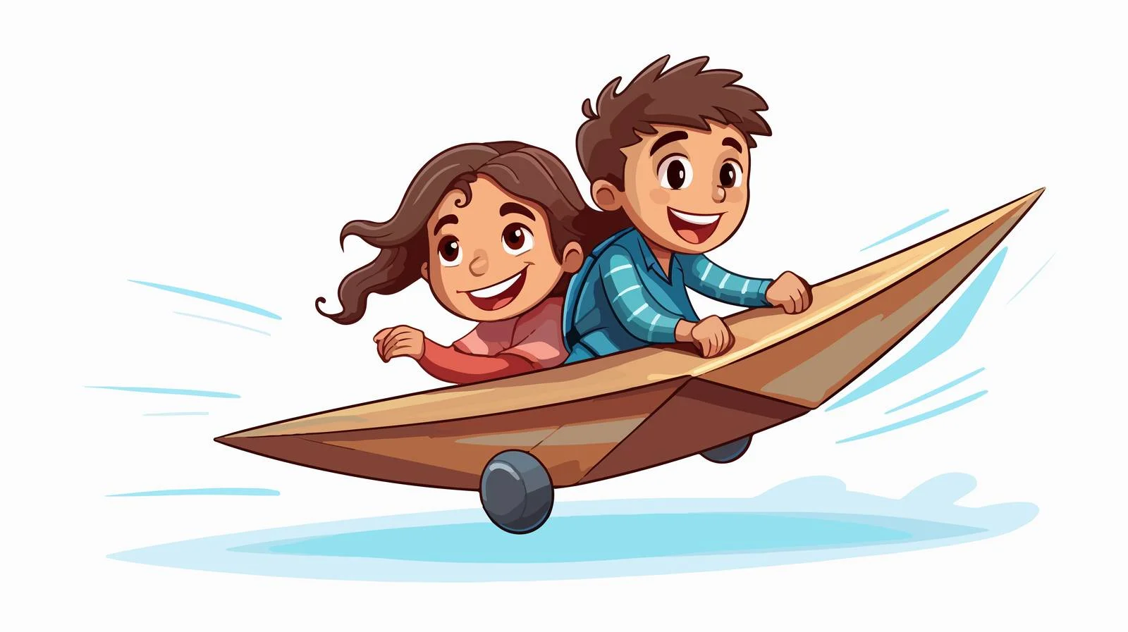 Kids Paper Plane Adventure — free download from Dotvec