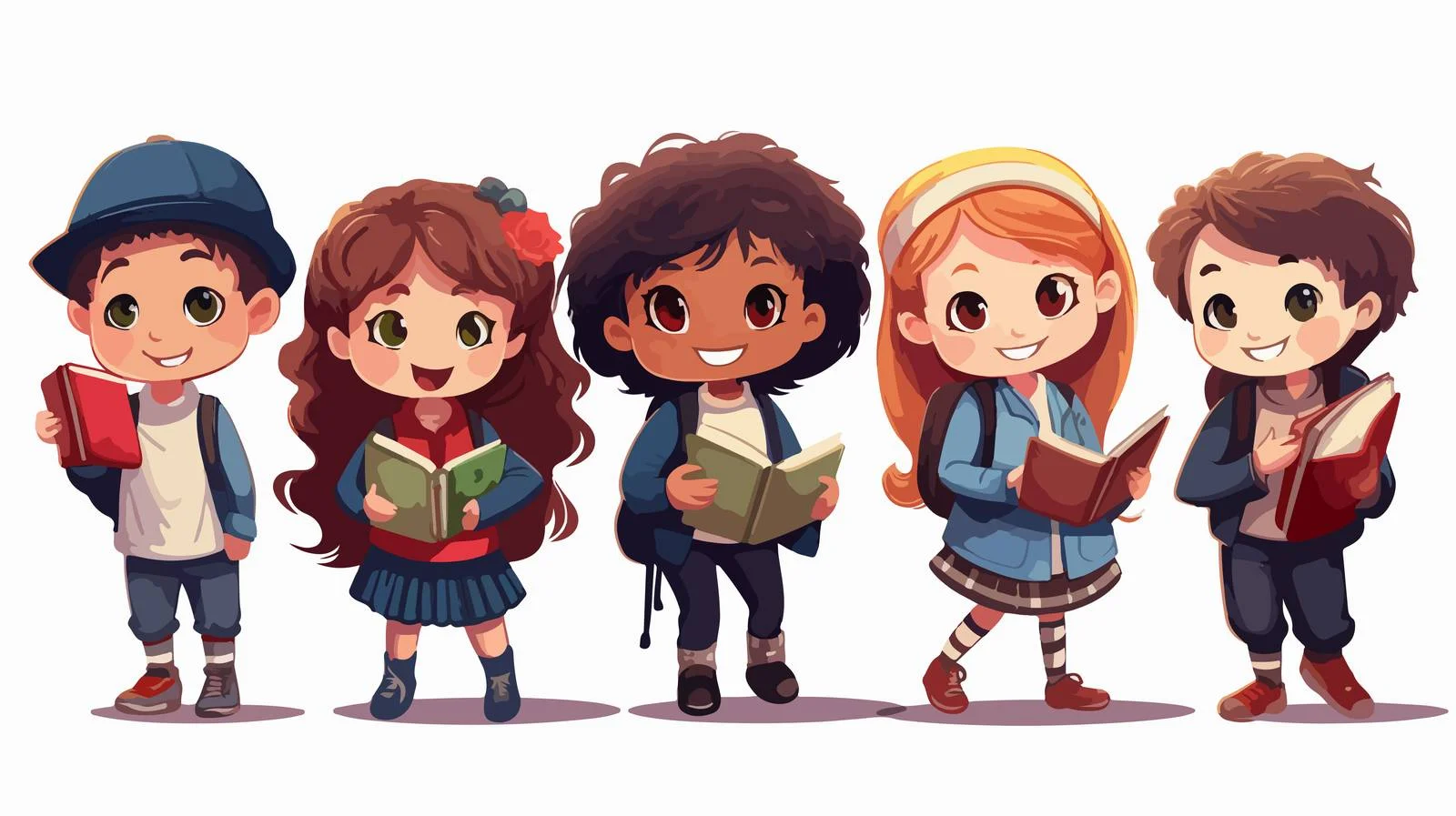 Educational Kids Cartoon Illustration — free download from Dotvec