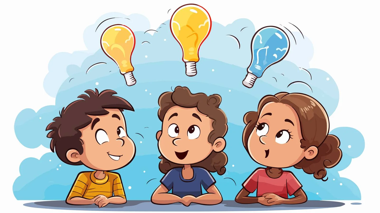 Creative Kids Cartoon Illustration — free download from Dotvec