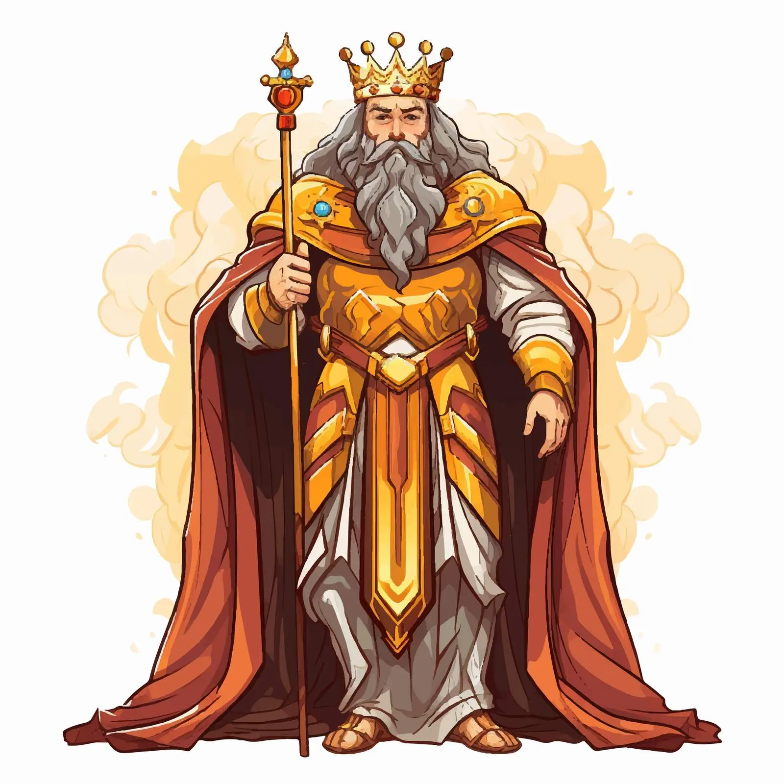 Byzantine King of Glory Illustration — free download from Dotvec