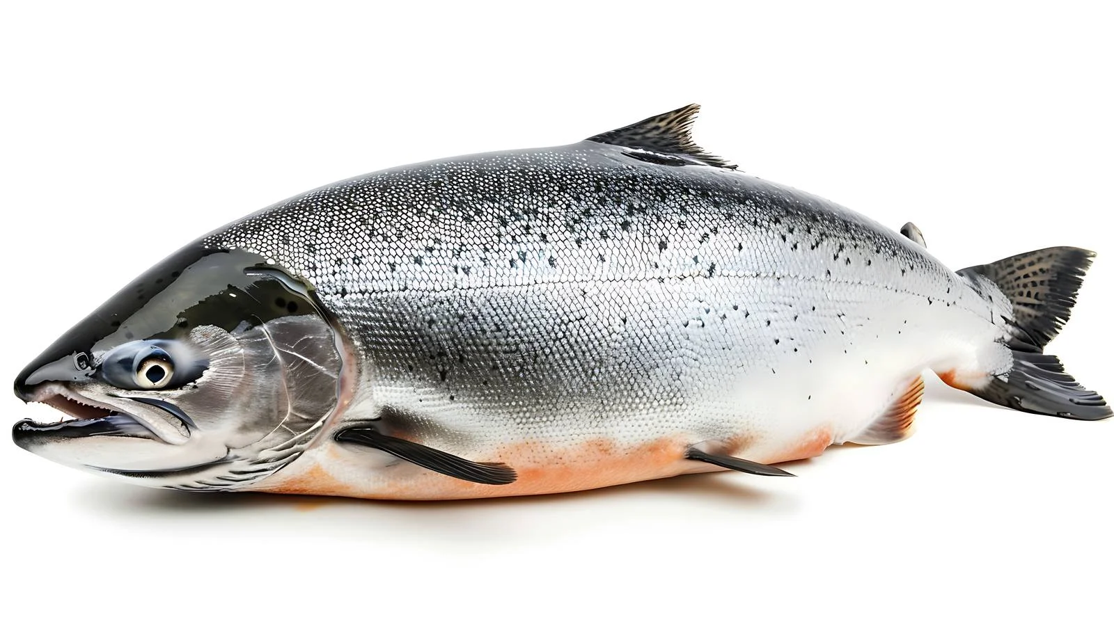 Prime King Salmon Fillet on White — free download from Dotvec
