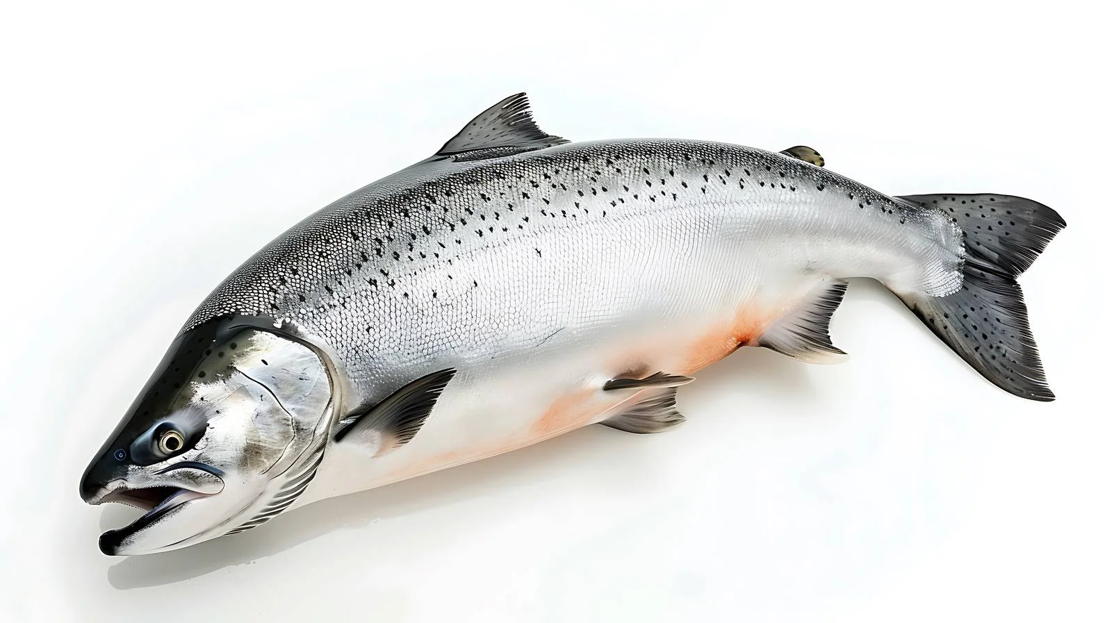 King Chinook Salmon White Background Isolated — free download from Dotvec