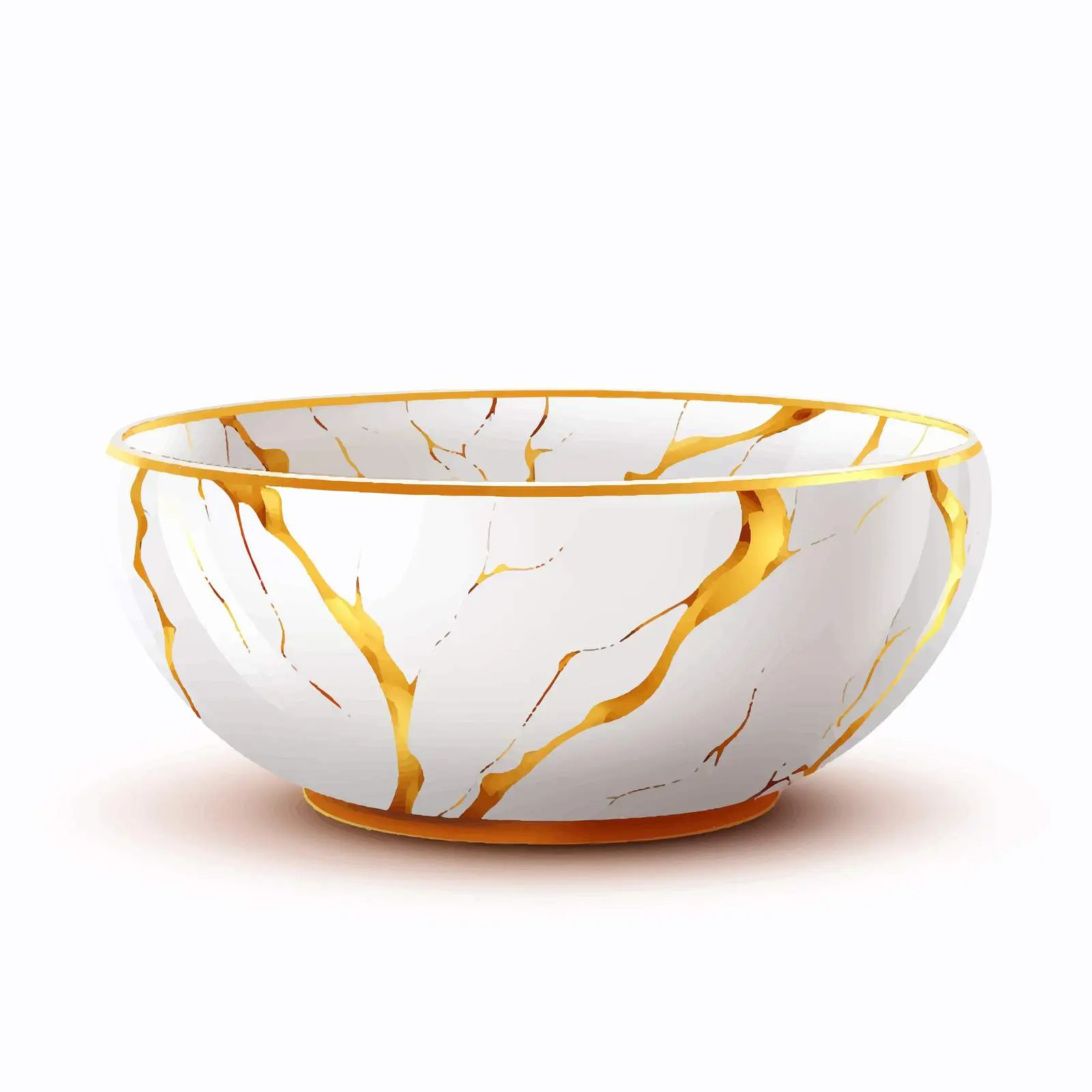 Kintsugi Ceramic Bowl Asian Pottery Dish – free unconventional image from Dotvec