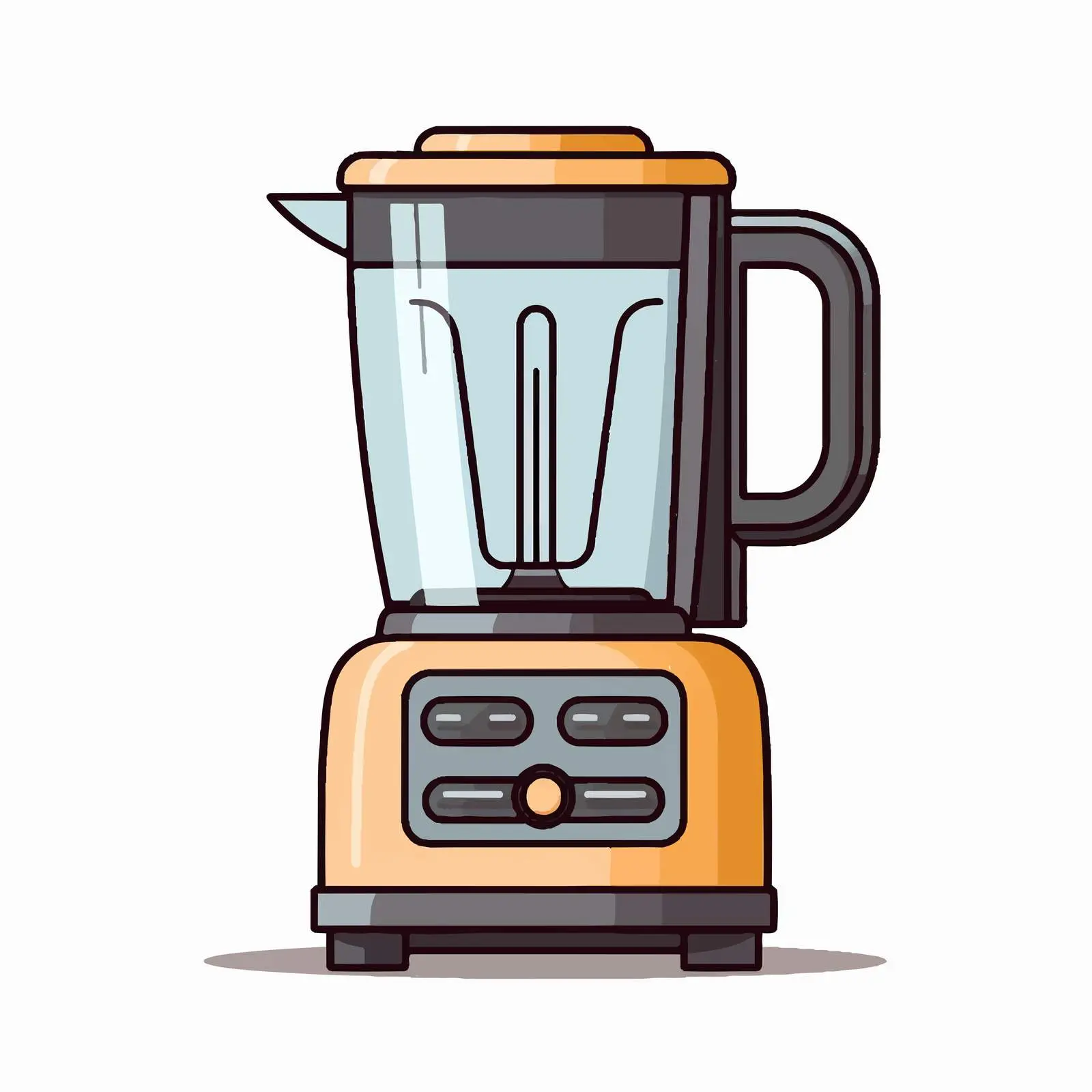Kitchen Blender Vector Illustration on White Background — free download from Dotvec