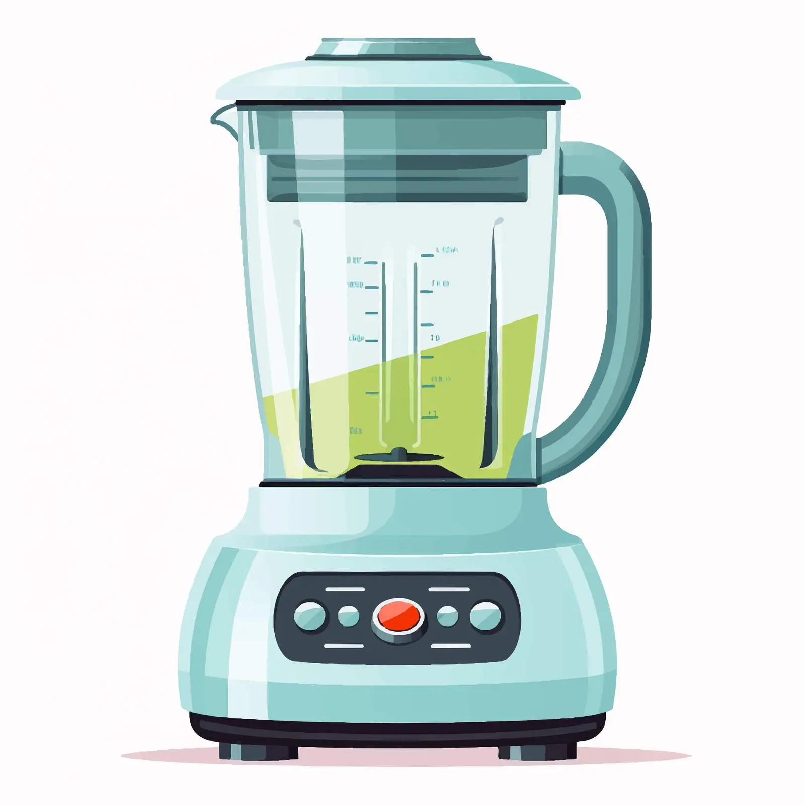 Kitchen Blender Vector Illustration on White Background — free download from Dotvec
