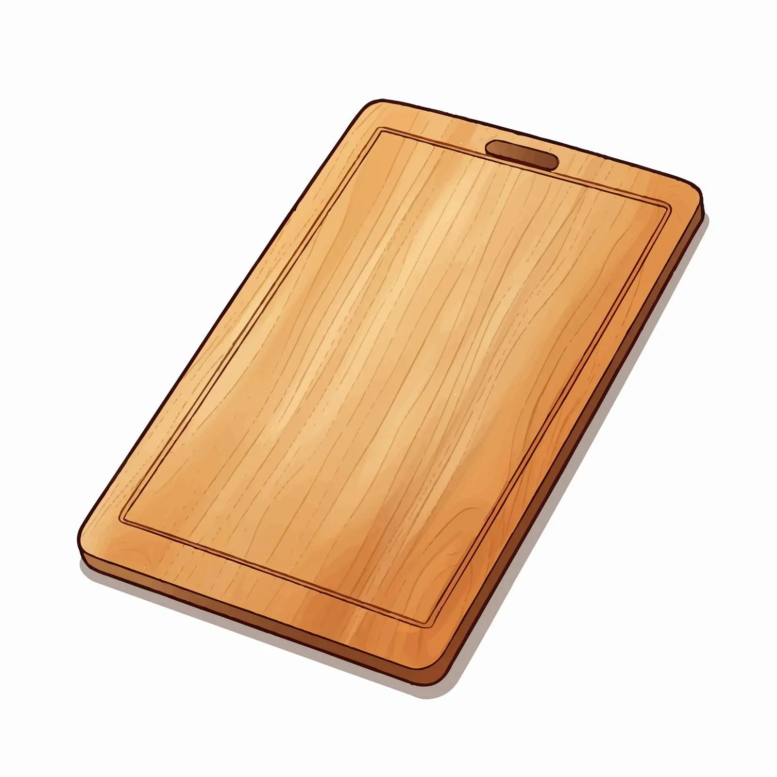 Cartoon Kitchen Board Isolated Vector Icon — free download from Dotvec