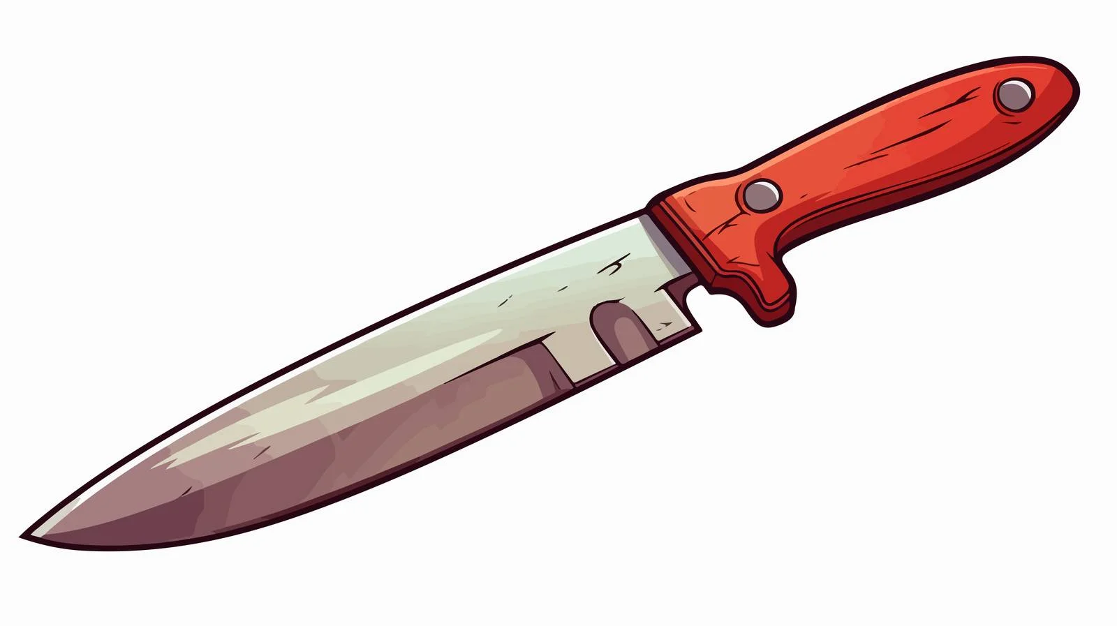 Kitchen Knife Cartoon Vector Illustration — free download from Dotvec