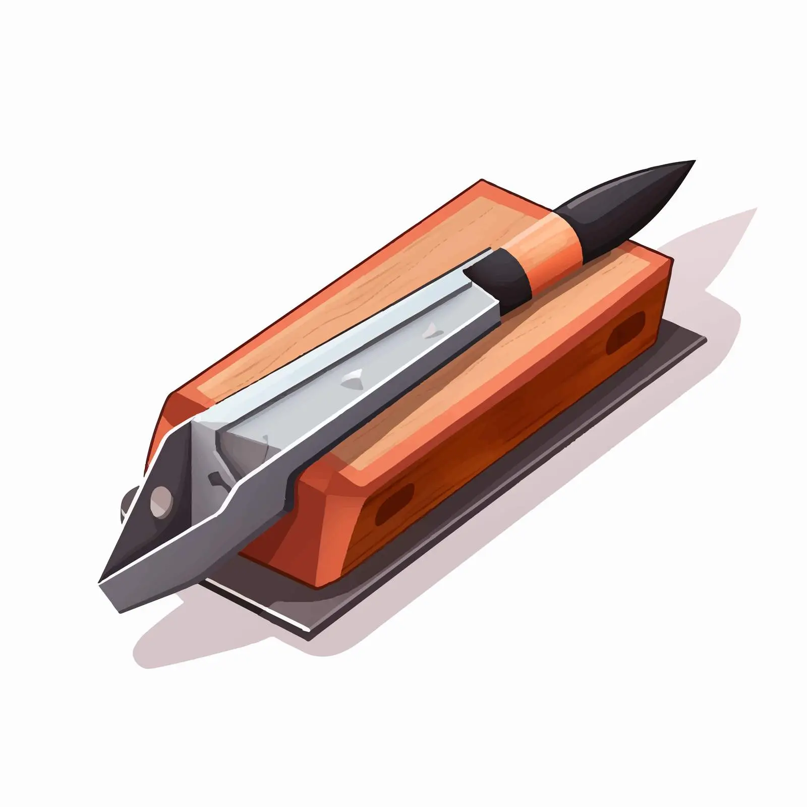 Metal Blade Pencil Sharpener Design Vector — free download from Dotvec