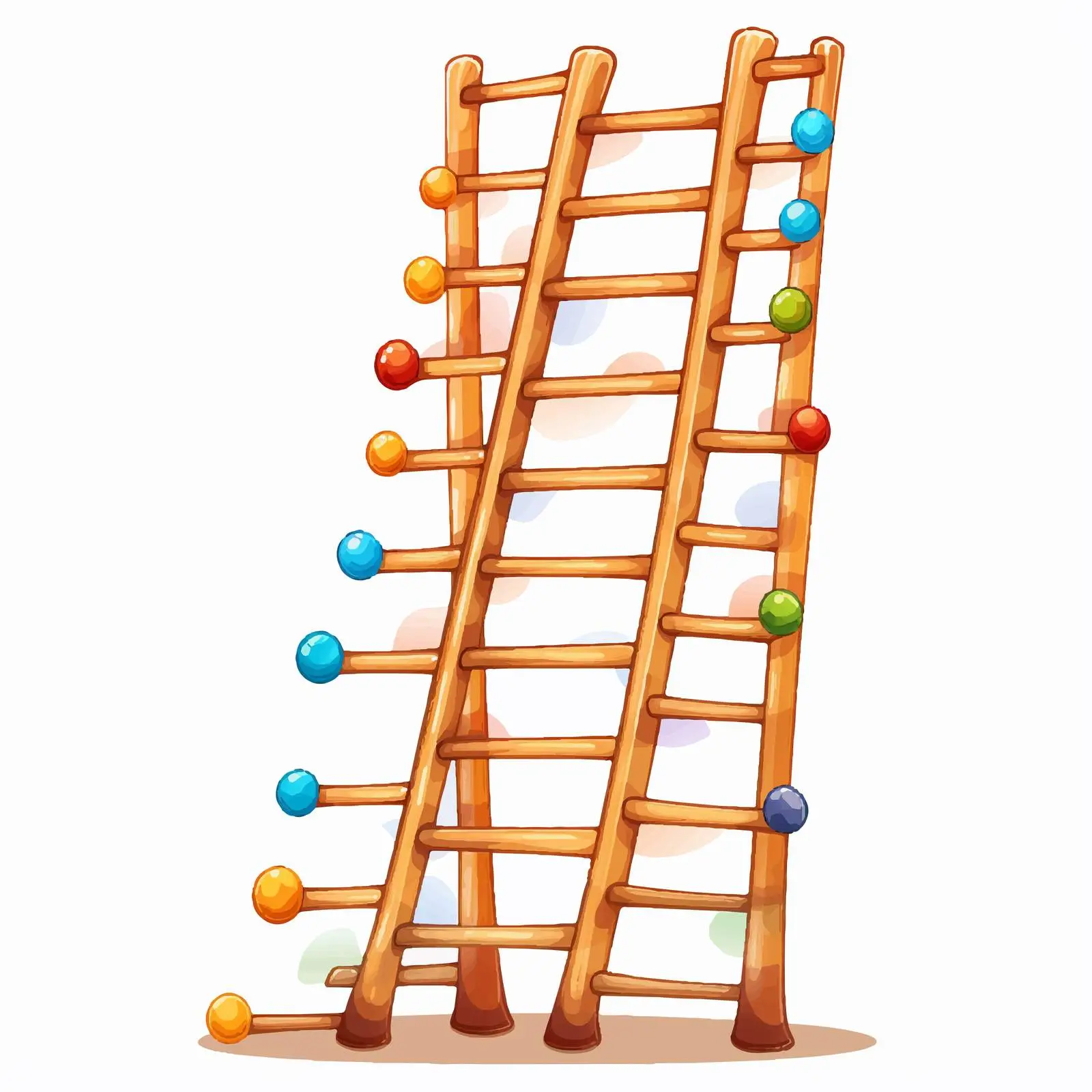 Ladder Playground Vector Illustration on Transparent Background — free download from Dotvec