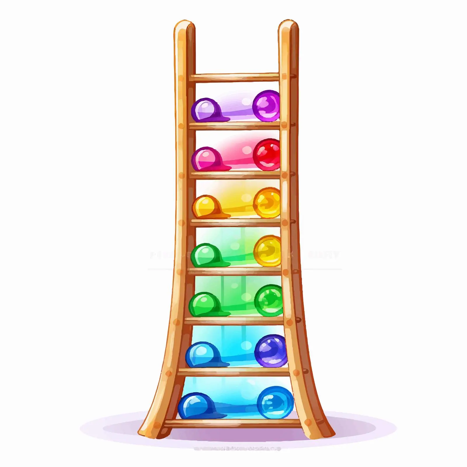 Ladder Playground Vector Illustration on Transparent Background — free download from Dotvec