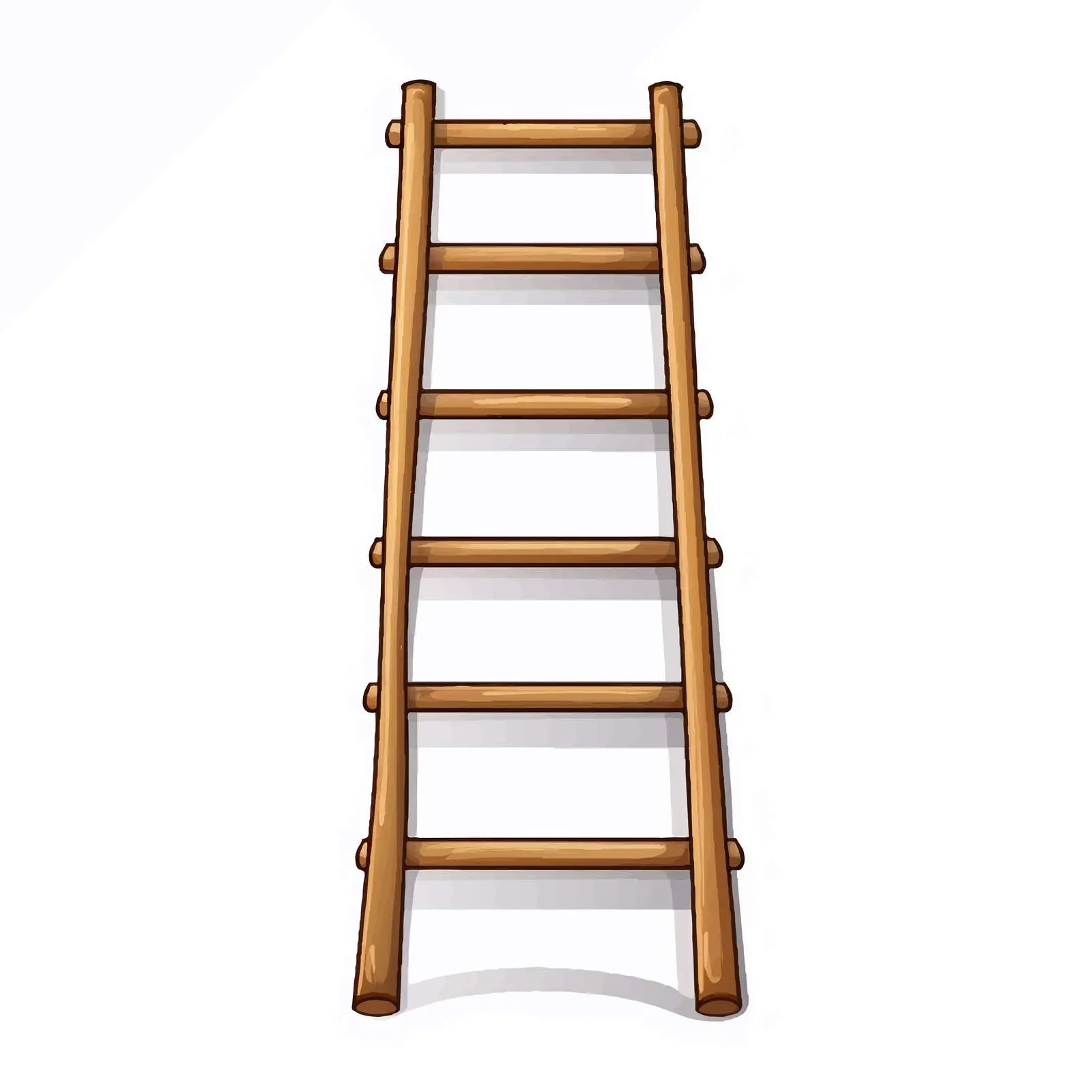 Ladder Vector Illustration on White Background — free download from Dotvec