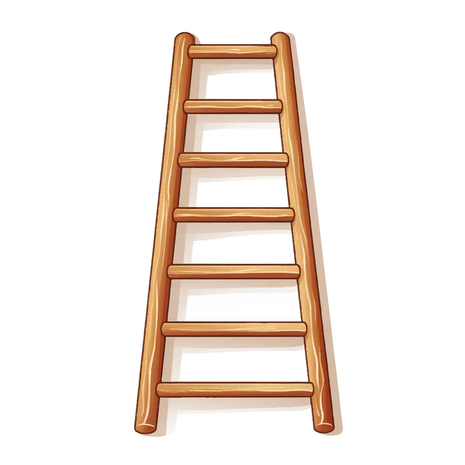 Isolated Ladder Vector Illustration on White Background — free download from Dotvec