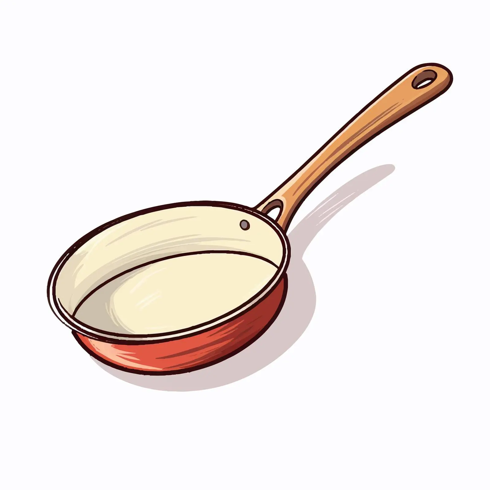 Ladle Line Vector Illustration on White Background — free download from Dotvec