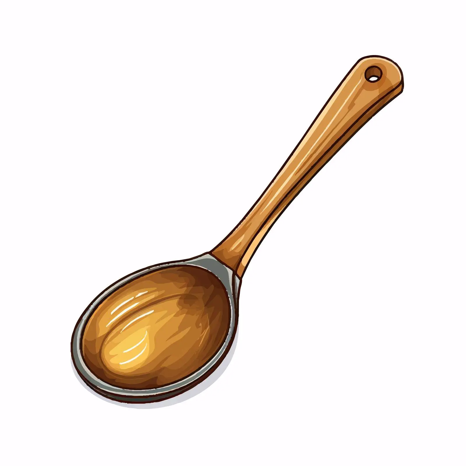 Cartoon Ladle Vector Illustration — free download from Dotvec