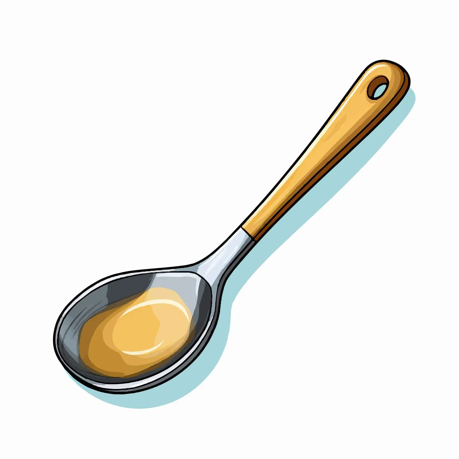 Cartoon Ladle Vector Illustration Isolated — free download from Dotvec