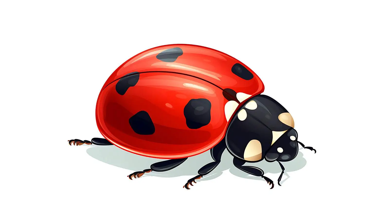 Sleepy Ladybug Illustration — free download from Dotvec