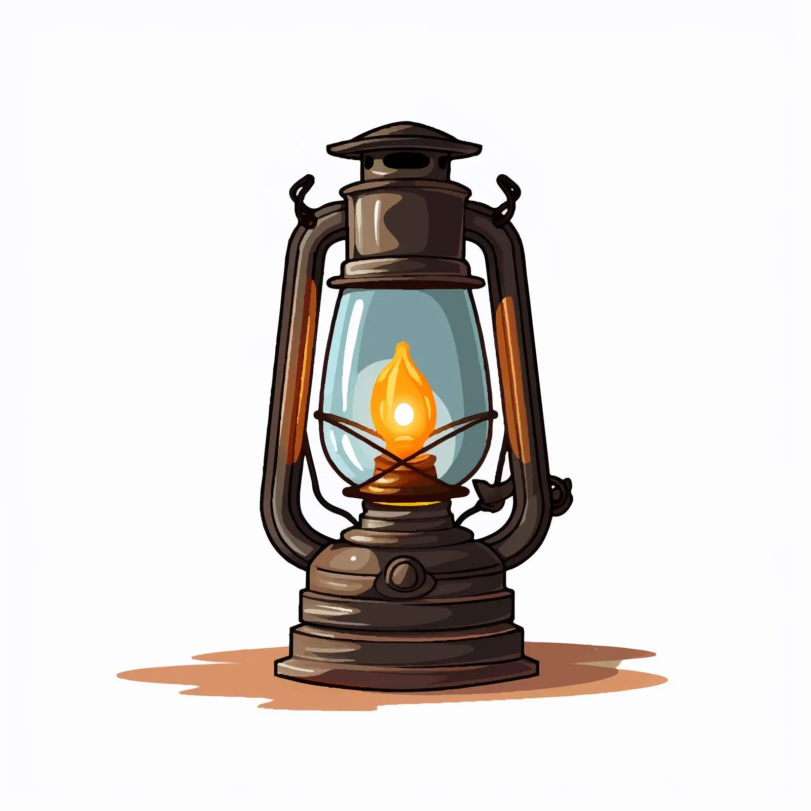 Stylish Lamp Vector Illustration for Background Design — free download from Dotvec