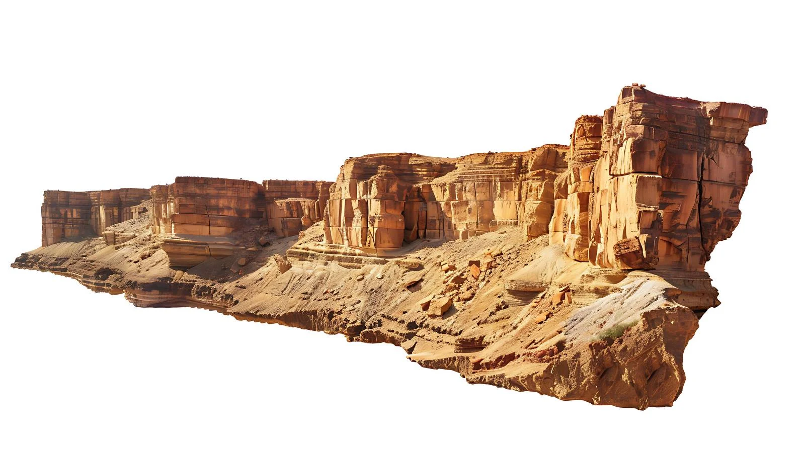 Kuqa Grand Canyon Landform — free download from Dotvec