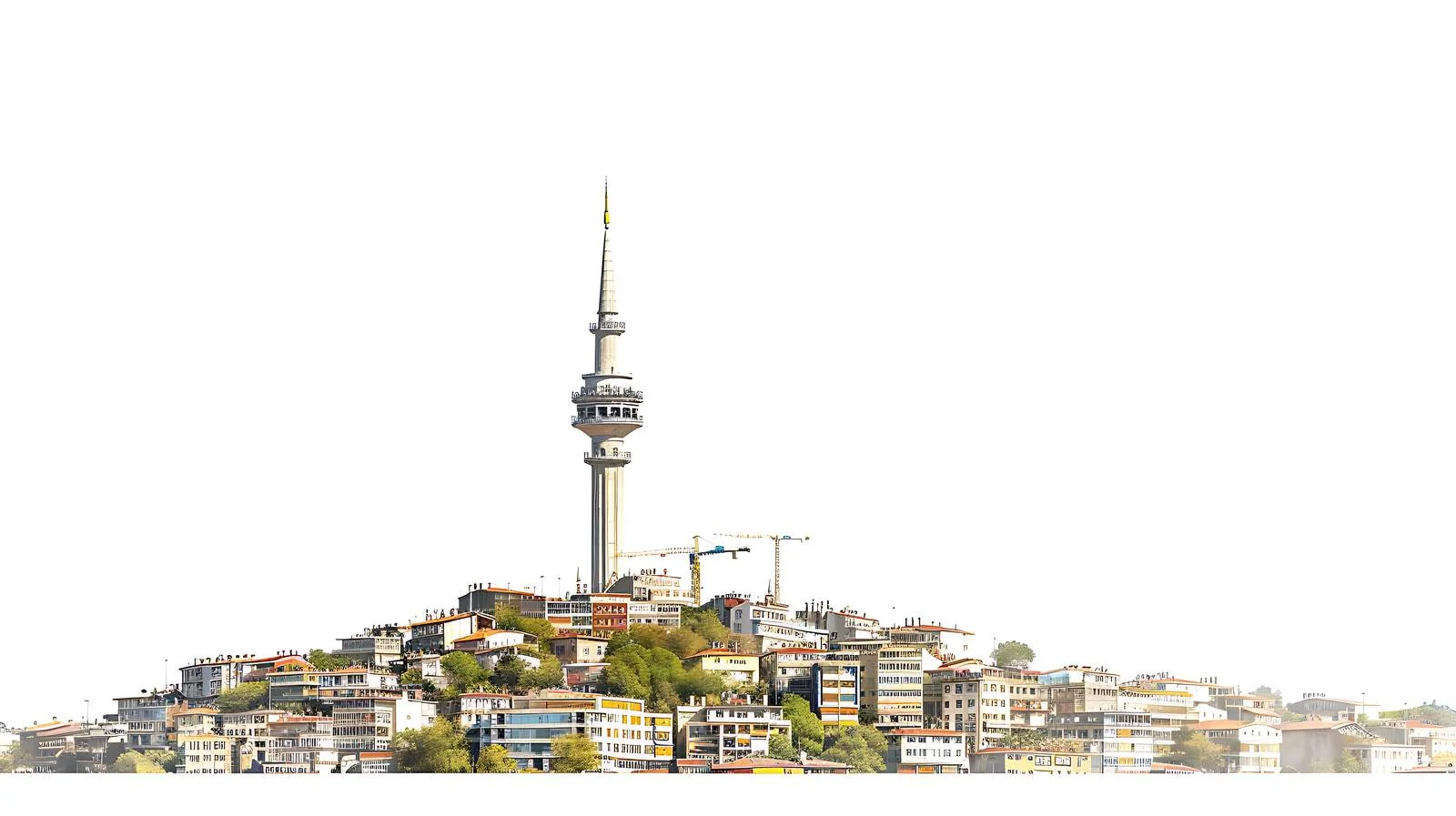 Panoramic View Istanbul New Kucuk Camlica TV — free download from Dotvec