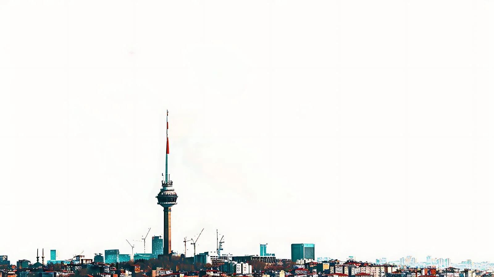 Istanbul Cityscape with TV Tower — free download from Dotvec