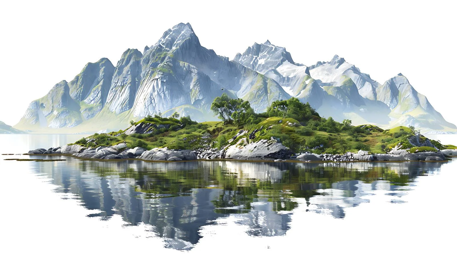Scenic Lofoten Island Vista, Norway — free download from Dotvec