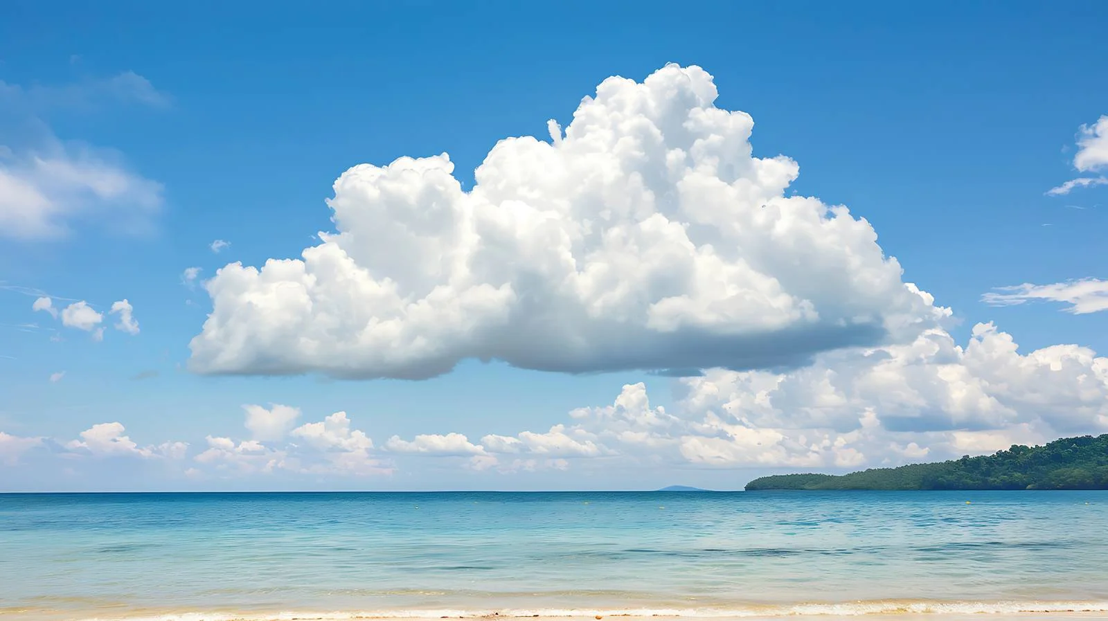 Tranquil Beach Vista — free download from Dotvec