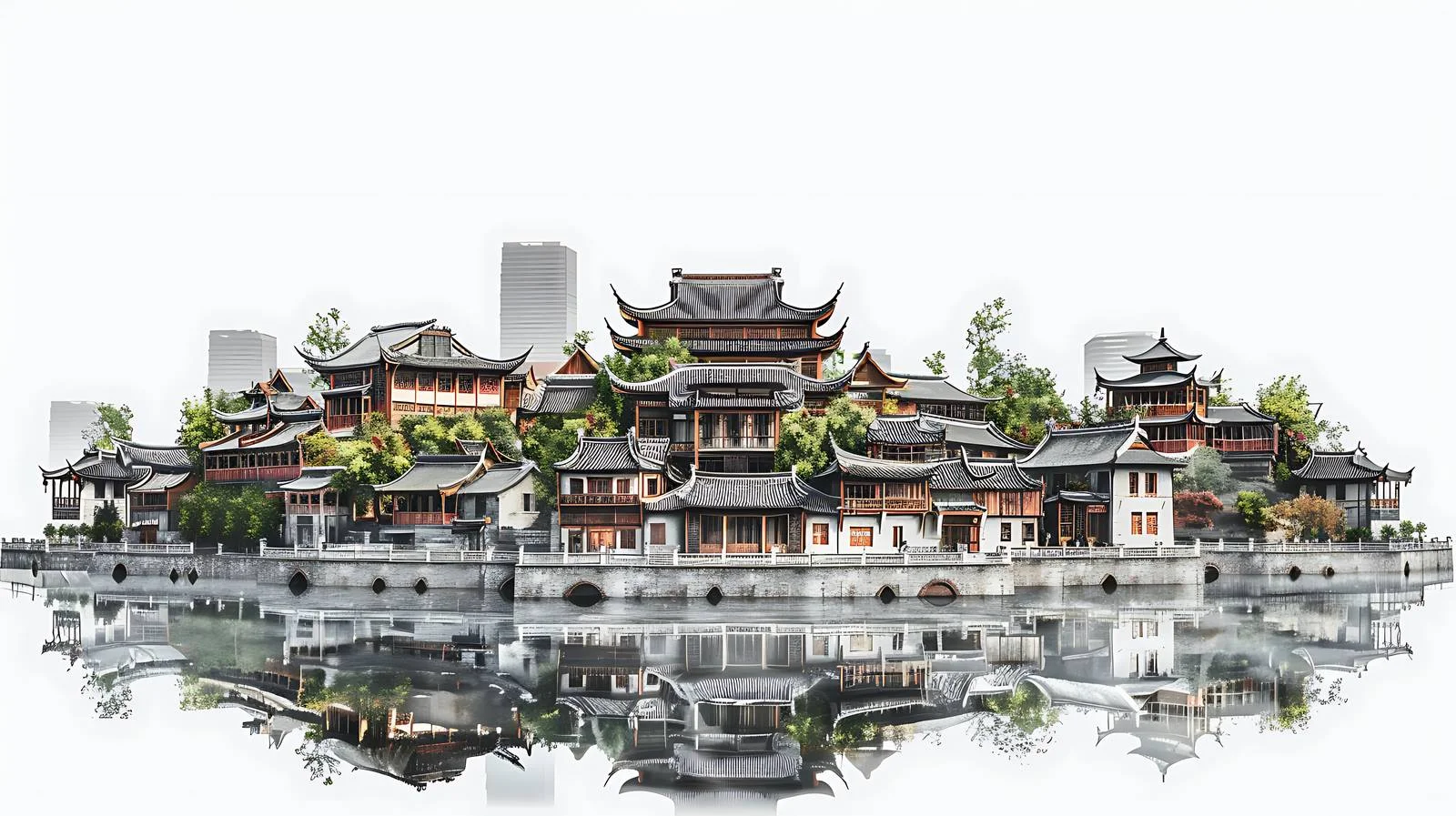 Discover Langzhong Ancient City in Sichuan — free download from Dotvec