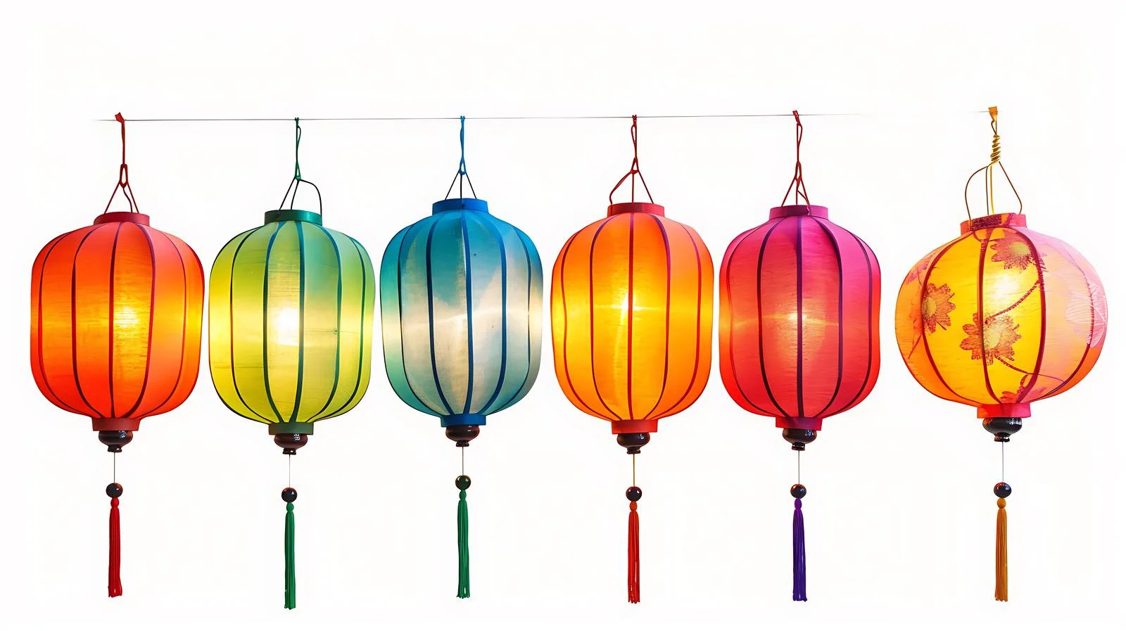 Lantern Festival White Background Image — free download from Dotvec