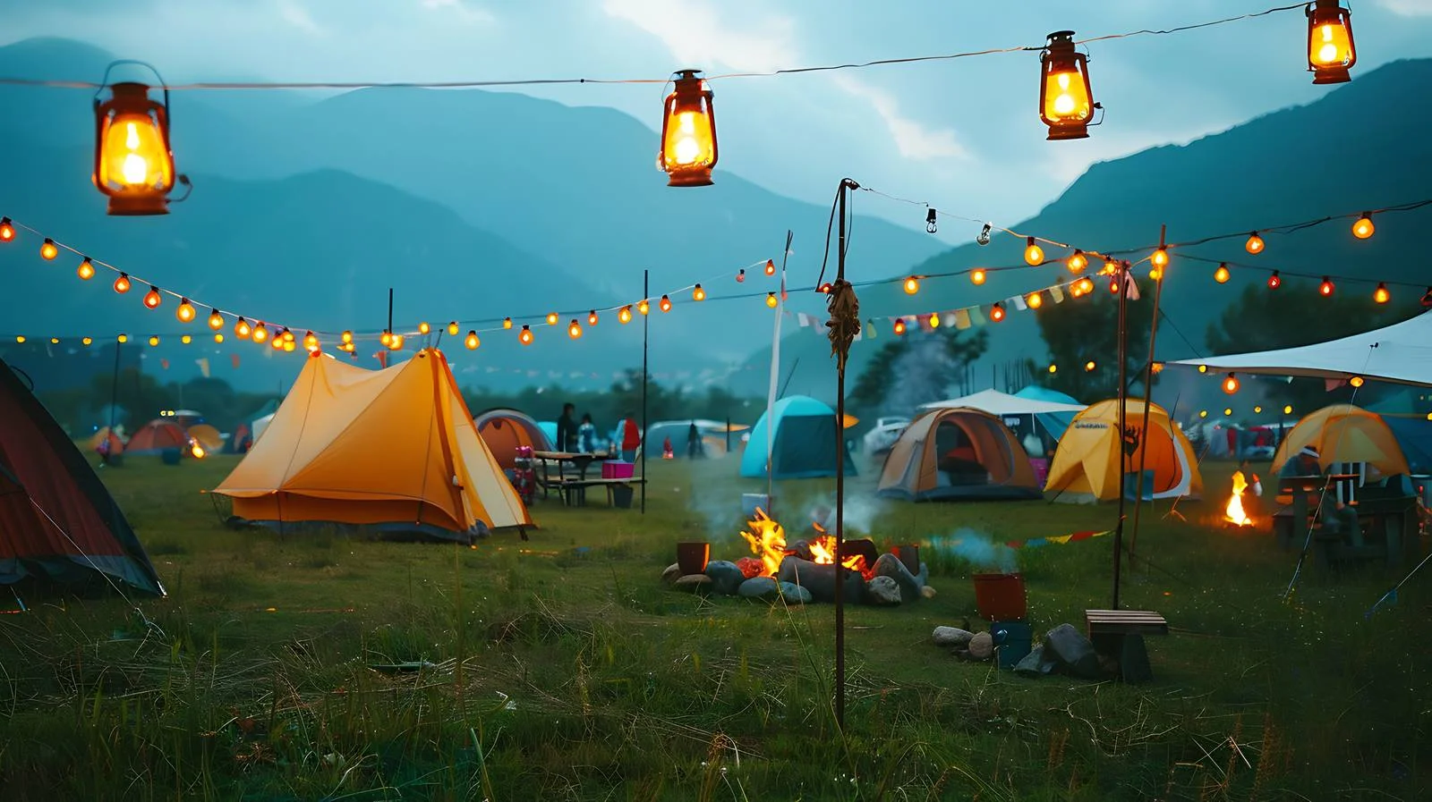 Camping Event Decoration — free download from Dotvec