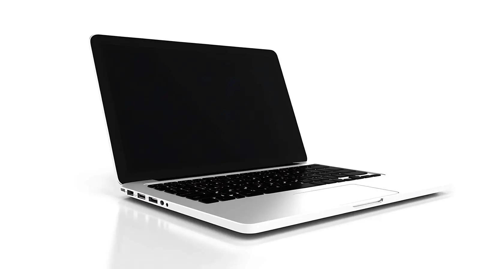 High-Quality Laptop Computer on White — free download from Dotvec