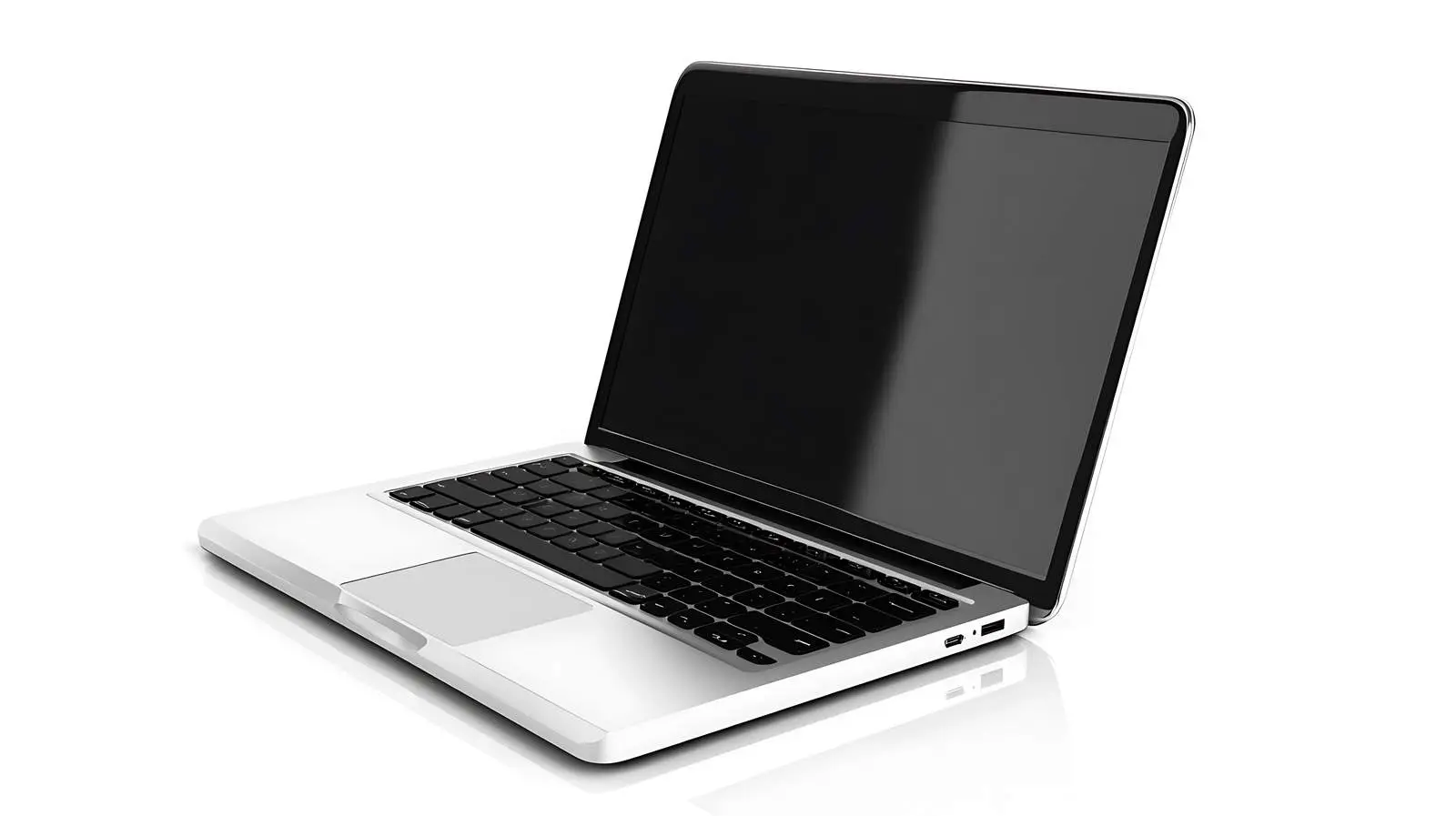 Professional Laptop Computer on White Background — free download from Dotvec