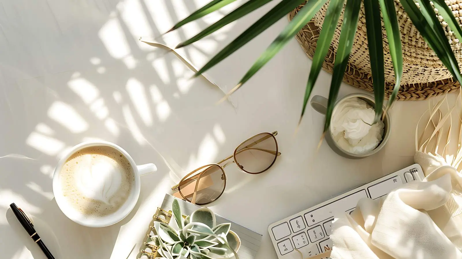 Laptop Computer with Accessories and Copy Space — free download from Dotvec