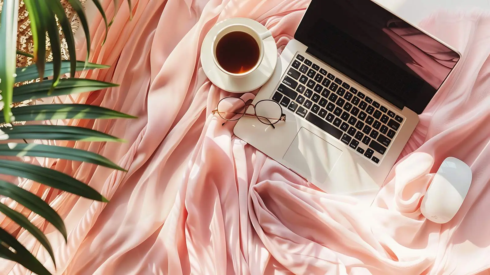 Laptop and Accessories on Desk with Space — free download from Dotvec